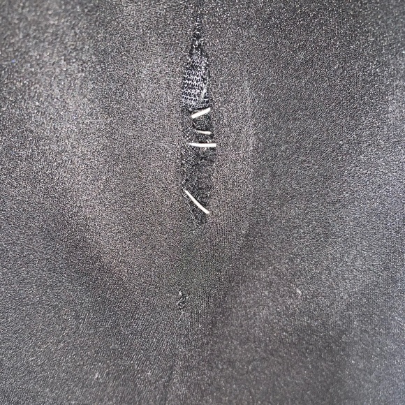 Jumpsuit Black Deep Plunge Open Back - Picture 7 of 7